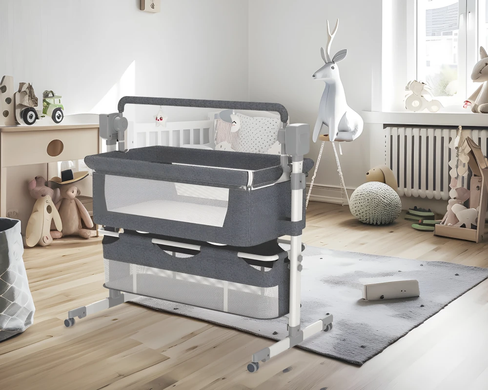 bassinet that moves side to side